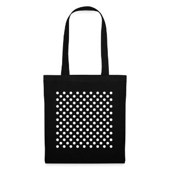 Pois - Sac en tissu - noir - Devant