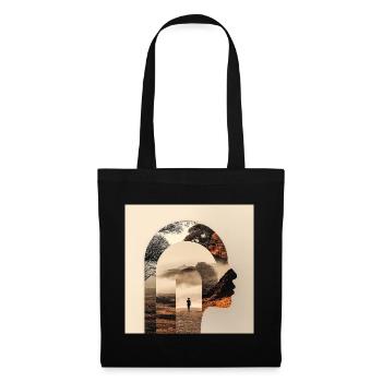 Silhouette Nature Counseling Design - Sac en tissu - noir - Devant