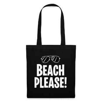 Beach Vacation Sunglasses Saying - Tote Bag - black - Front