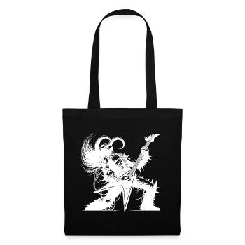 Un solo de guitare démoniaque plus fort que l’enfer - Sac en tissu - noir - Devant