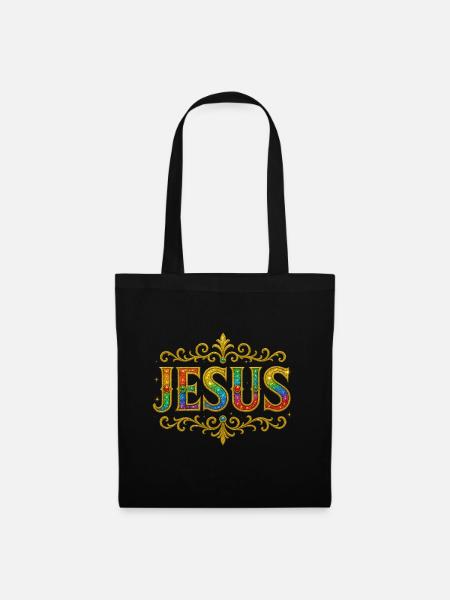 JESUS Paillettes Or Paillettes - Sac en tissu - noir