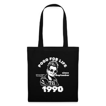 35th birthday Pogo for life since 09/1990 - Tote Bag - black - Front