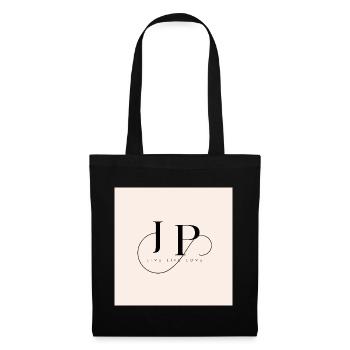 Elegant Monogram with Inspirational Motto - Tote Bag - black - Front