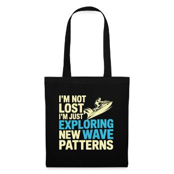 Jetski Rider Adventure Ocean Humor  - Tote Bag - black - Front