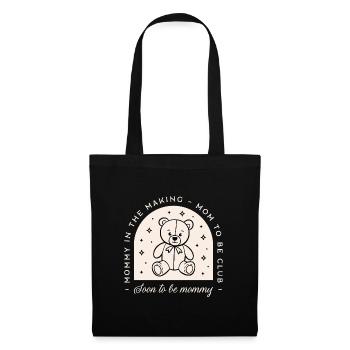 Maman en devenir club bientôt maman grossesse drôle - Sac en tissu - noir - Devant