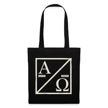 Christian Alpha Omega Sign of Your Faith - Tote Bag - black - Front