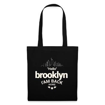 Design Brooklyn Heimkehr - Stoffbeutel - Schwarz - Vorne