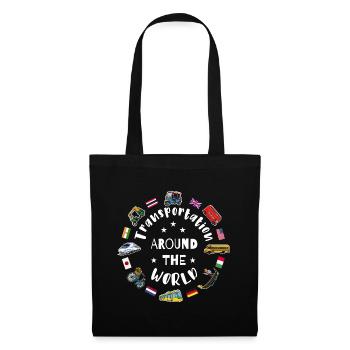 Means of transport around the world - Tote Bag - black - Front