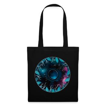 Galactic Leaf Wreath Motif - Tote Bag - black - Front