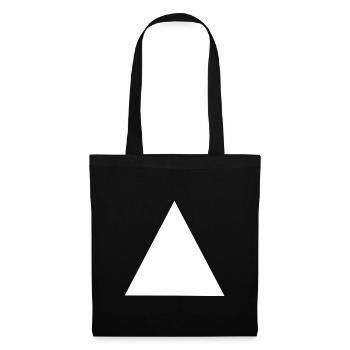 Abstract Geometric Triangle Composition - Tote Bag - black - Front