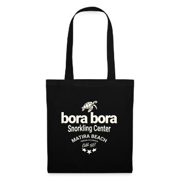 Bora Bora plongée sous marine - Sac en tissu - noir - Devant