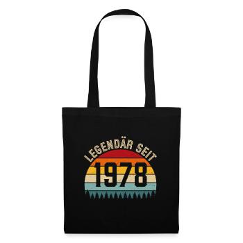 Legendary since 1978 – Born in 1978 - Tote Bag - black - Front