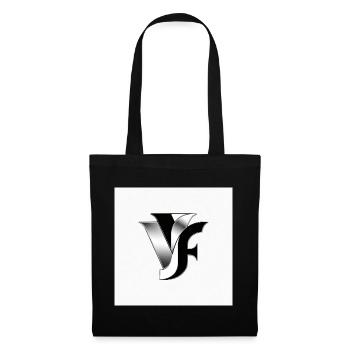 VF Monogramm Metallisch - Stoffbeutel - Schwarz - Vorne