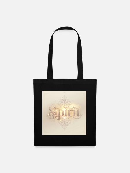 Spirit Gold Frame Ornament - Tote Bag - black