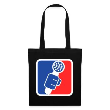 Microphone Check League Icon – Sports Fan - Tote Bag - black - Front