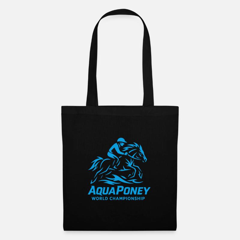 AquaPony Weltmeisterschaft - Stoffbeutel - Schwarz
