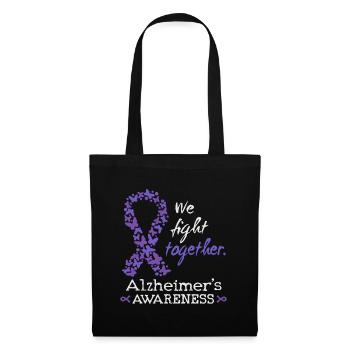 Strong together against Alzheimer's - Tote Bag - black - Front