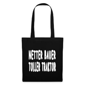 Tractor - Tote Bag - black - Front