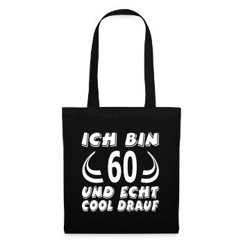 Geburtstag - Stoffbeutel - Schwarz - Vorne
