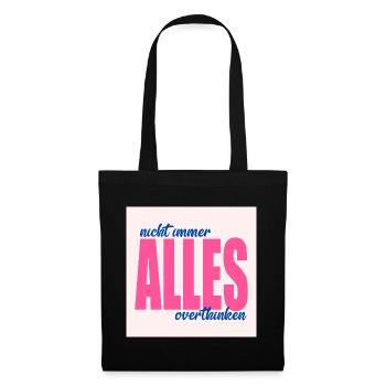 Thoughtful Sayings Thoughts - Tote Bag - black - Front