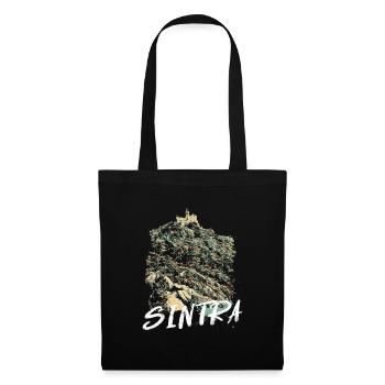 Castle of the Moors Sintra illustration - Tote Bag - black - Front