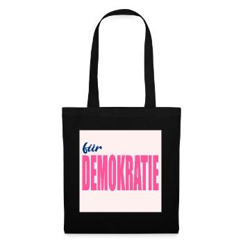 VALUES FOR DEMOCRACY - Tote Bag - black - Front