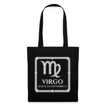 Zodiac sign Virgo - Tote Bag - black - Front