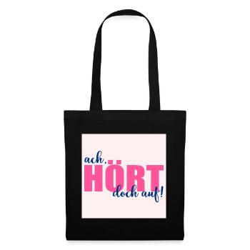 ARRÊTEZ DE DIRE - Sac en tissu - noir - Devant