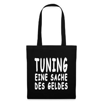 tuning - Tote Bag - black - Front