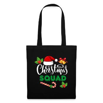 christmas squad, marry christmas - Tote Bag - black - Front