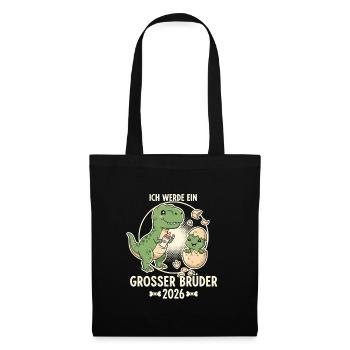 Big Brother 2026 Oeuf Bébé Dino Dinosaure - Sac en tissu - noir - Devant