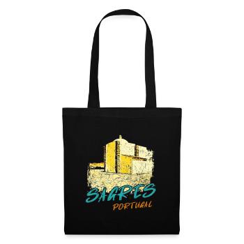 Sagres Algarve Chapel illustration - Tote Bag - black - Front