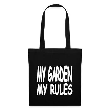 Jardin - Sac en tissu - noir - Devant