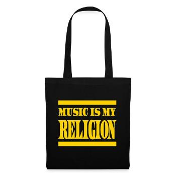 Music Is My Religion - Special edition - Tote Bag - black - Front
