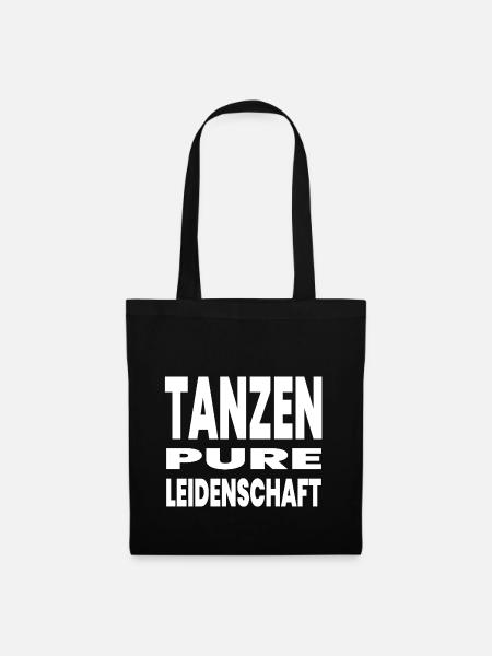 Tanzen - Stoffbeutel - Schwarz