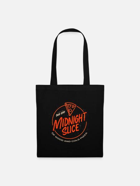 Midnight Slice - Stoffbeutel - Schwarz