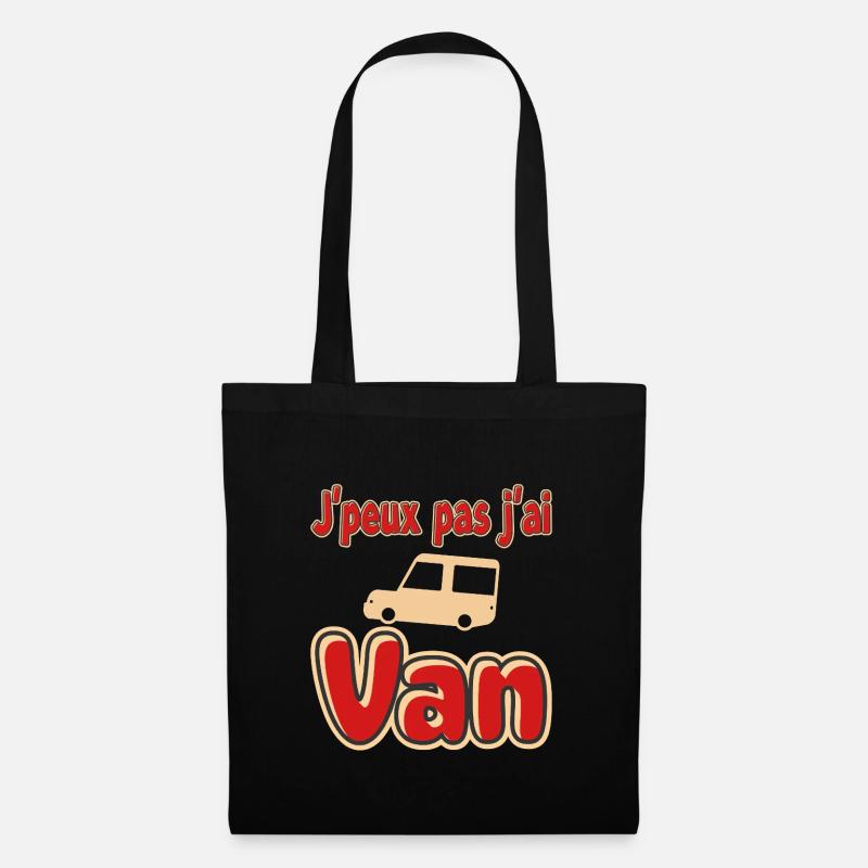 J'peux pas j'ai Van - Sac en tissu - noir
