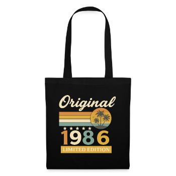 40th Birthday Funny Vintage Gift Retro - Tote Bag - black - Front