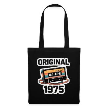 50ème Anniversaire Octobre 1975 Vintage Cassette - Sac en tissu - noir - Devant