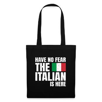 Have No Fear The Italian Is Here Italian Funny - Tote Bag - black - Front