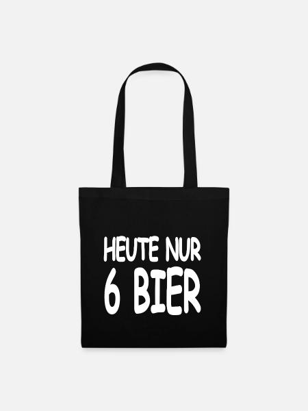 Bier - Stoffbeutel - Schwarz