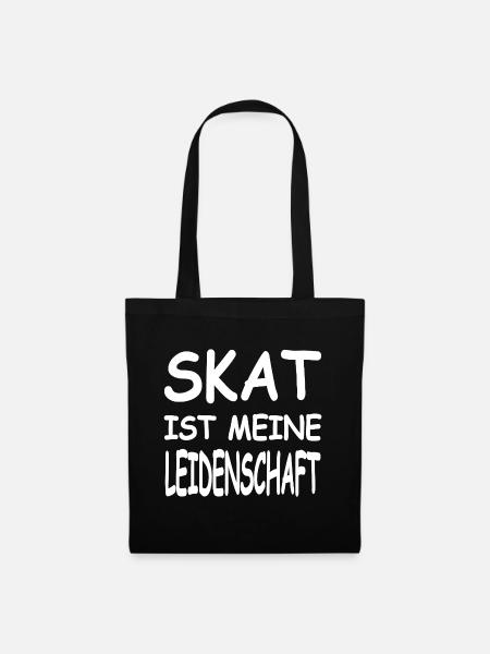 Skat - Stoffbeutel - Schwarz