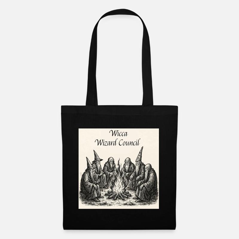 Wicca Wizard Rat - Stoffbeutel - Schwarz