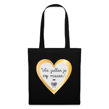 We will miss you very much - Tote Bag - black - Front