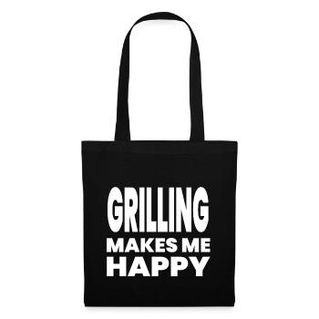 Griller - Sac en tissu - noir - Devant