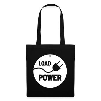 LOAD POWER - Stoffbeutel - Schwarz - Vorne