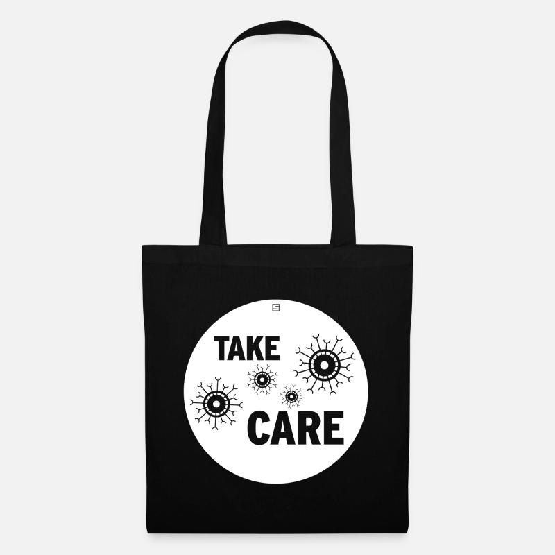 PRENDS SOIN DE TOI - Sac en tissu - noir