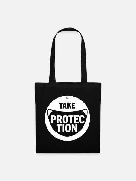PRENDRE UNE PROTECTION - Sac en tissu - noir