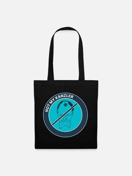 Not My Chancellor – Political Satire - Tote Bag - black