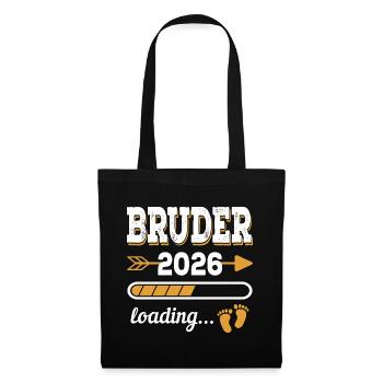 Brother 2026 Loading Siblings-to-be Gift - Tote Bag - black - Front